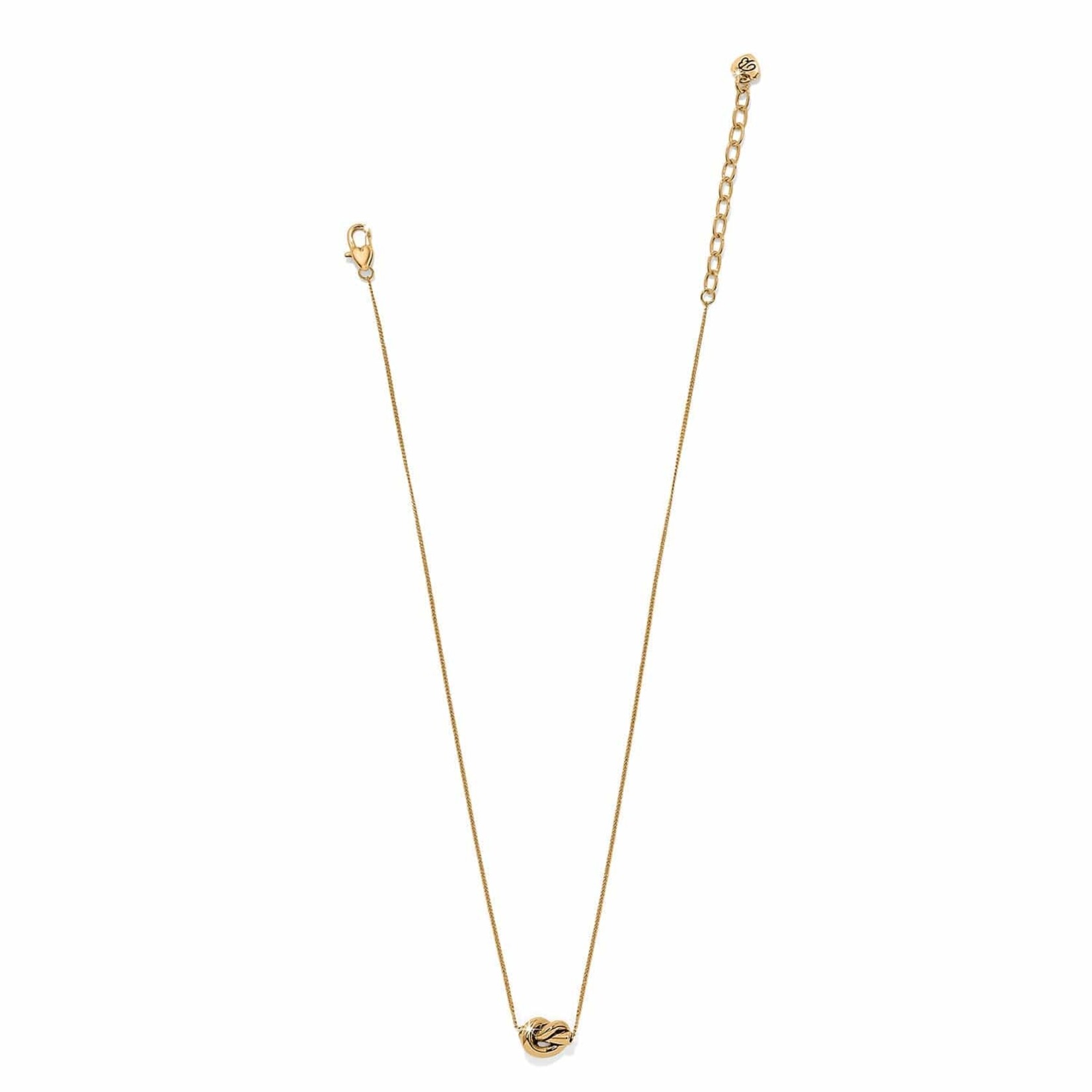 Brighton JM0048 Interlok Single Knot Mini Necklace - Gold