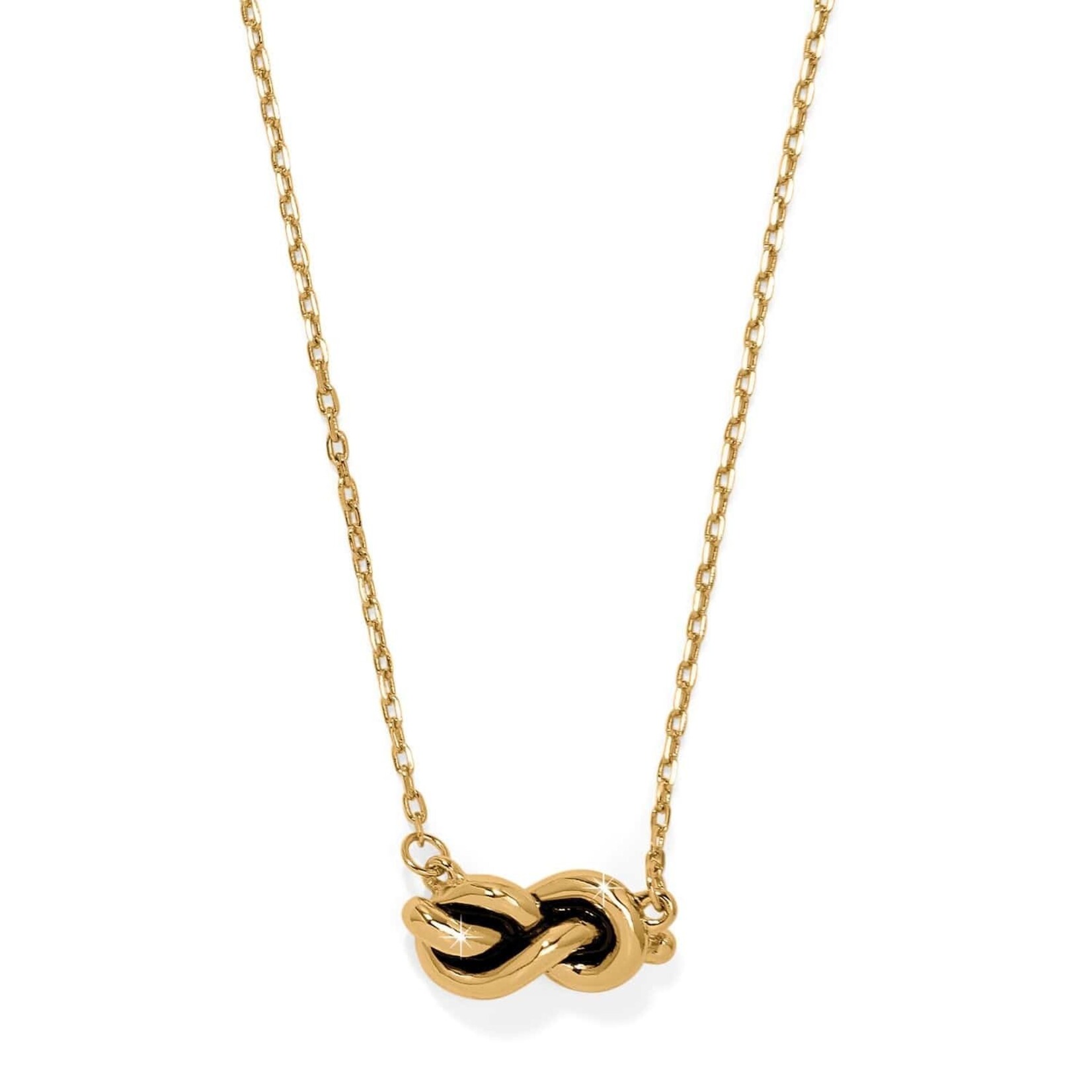Brighton JM7727 Interlok Single Knot Petite Necklace Gold