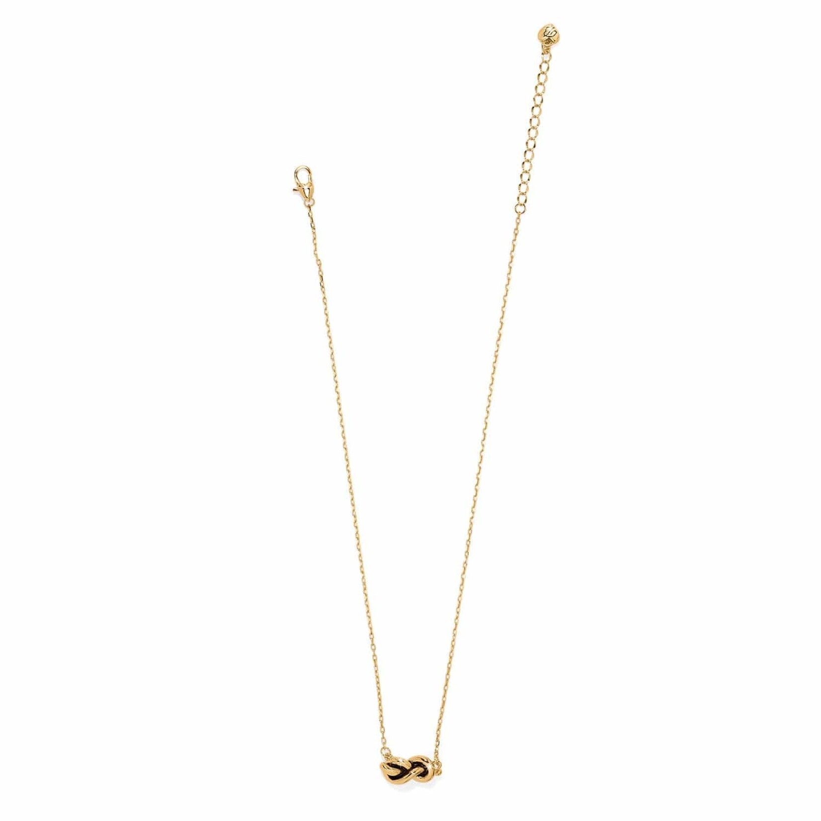 Brighton JM7727 Interlok Single Knot Petite Necklace Gold