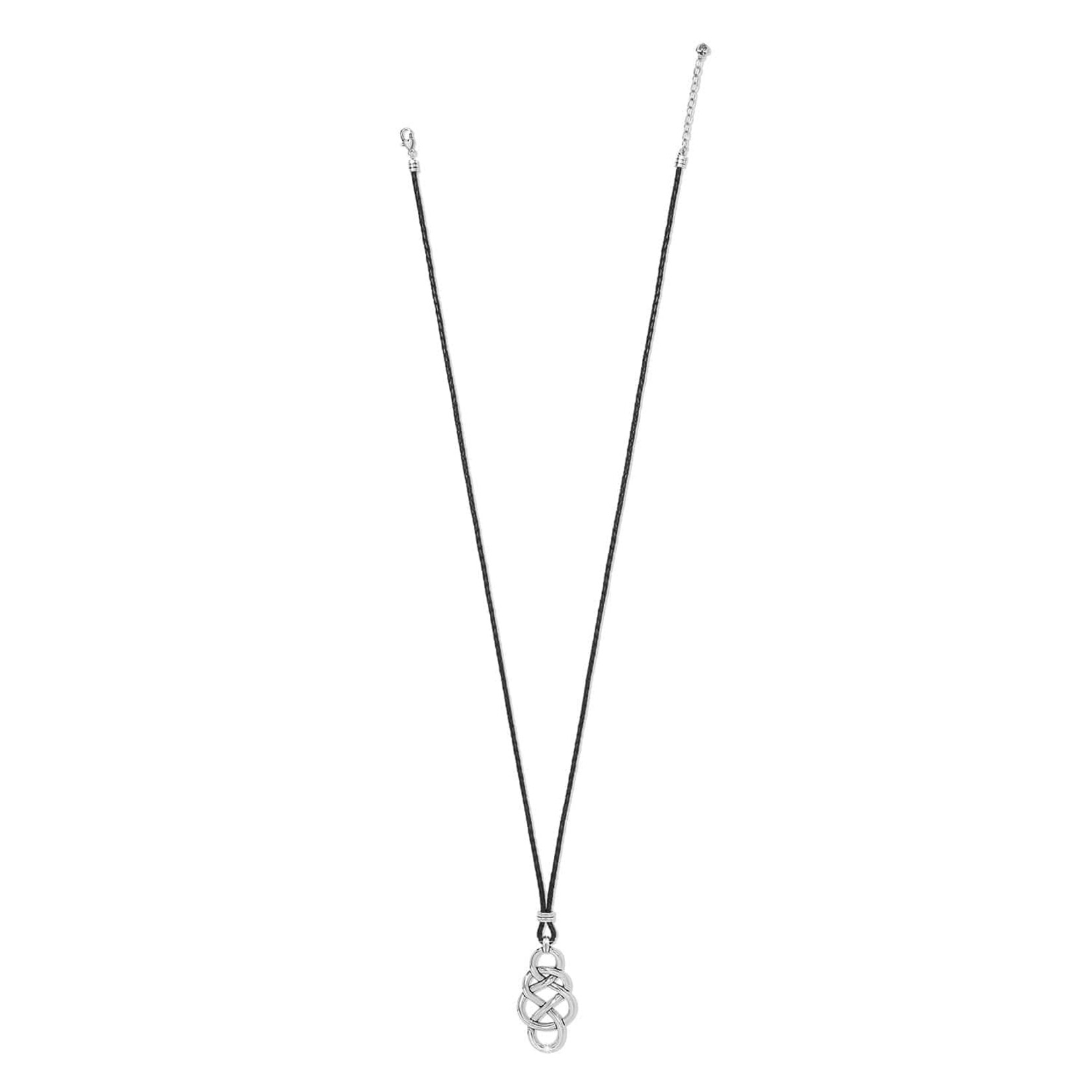 Brighton JM7728 Interlok Braid Bold Leather Necklace