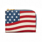 Montana West USA MW1385-W2007RD - Red - MW American Flag RFID Zip Around Wallet 2026