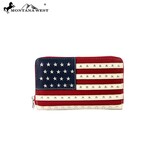 Montana West USA US04-W003RD - Red - American Pride Wallet/Wristlet 2026
