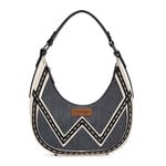 Wrangler WG456-818DJN - Dark Jean - Wrangler Contrast Stitch Chevron Hobo Shoulder Bag 2026