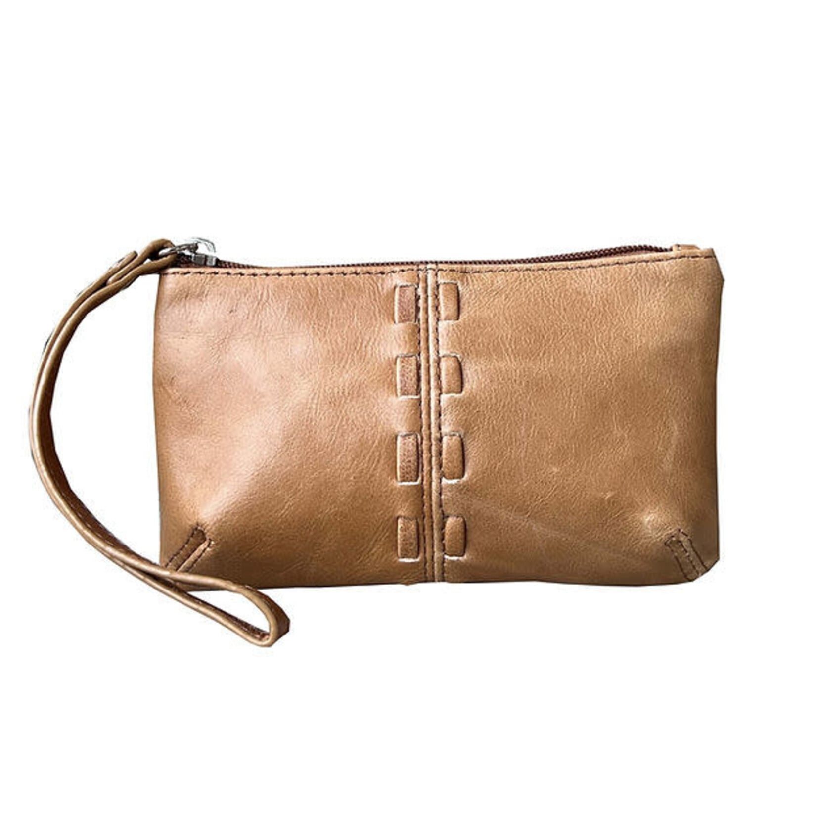 R Leathers 100 LBN - Cosmetic Bag - Light Brown