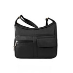 R Leathers 3001 BK - Black - Crossbody / Shoulder Bag