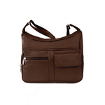 R Leathers 3001 BN - Brown - Crossbody / Shoulder Bag