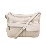 R Leathers 3001 CM - Cream - Crossbody / Shoulder Bag