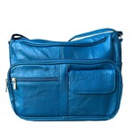 R Leathers 3001 DARK BLUE - Crossbody / Shoulder Bag