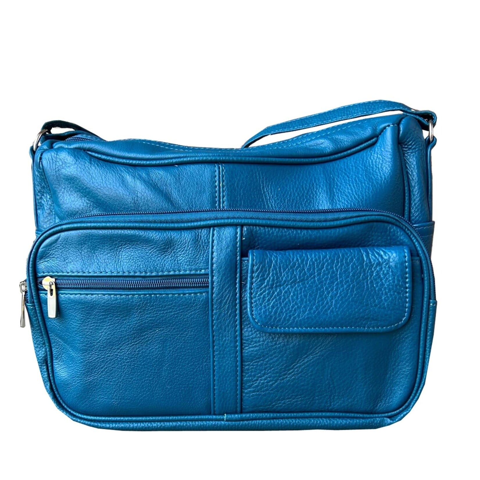 R Leathers 3001 DARK BLUE - Crossbody / Shoulder Bag