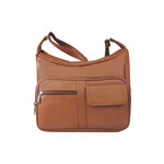 R Leathers 3001 LBN - Light Brown - Crossbody / Shoulder Bag