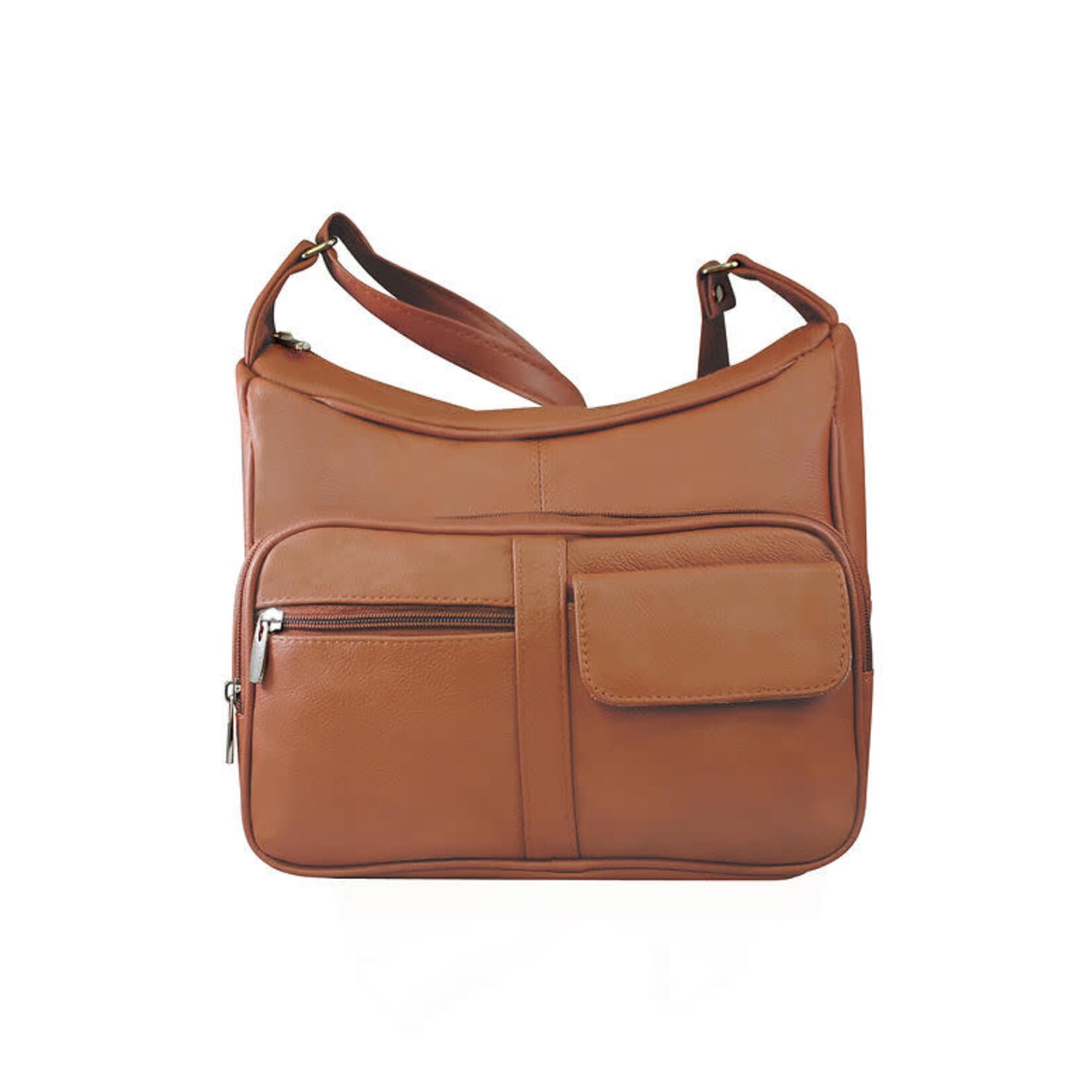 R Leathers 3001 LBN - Light Brown - Crossbody / Shoulder Bag