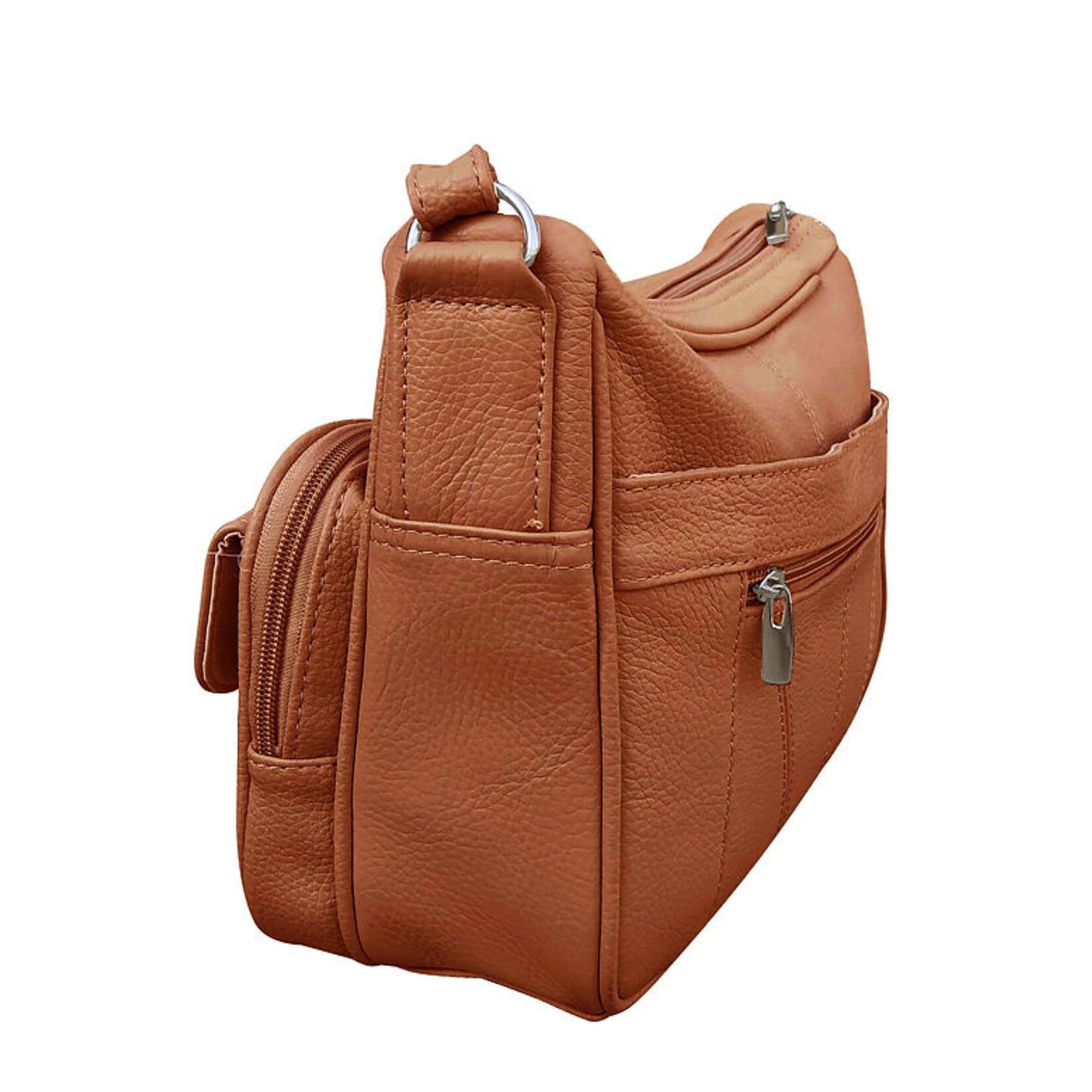 R Leathers 3001 LBN - Light Brown - Crossbody / Shoulder Bag