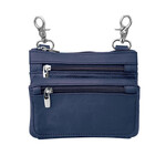 R Leathers 3097L NY - Crossbody Belt Pouch - Navy