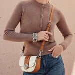 Brighton H16392  Emmie Flap Bag - White (Contempo)