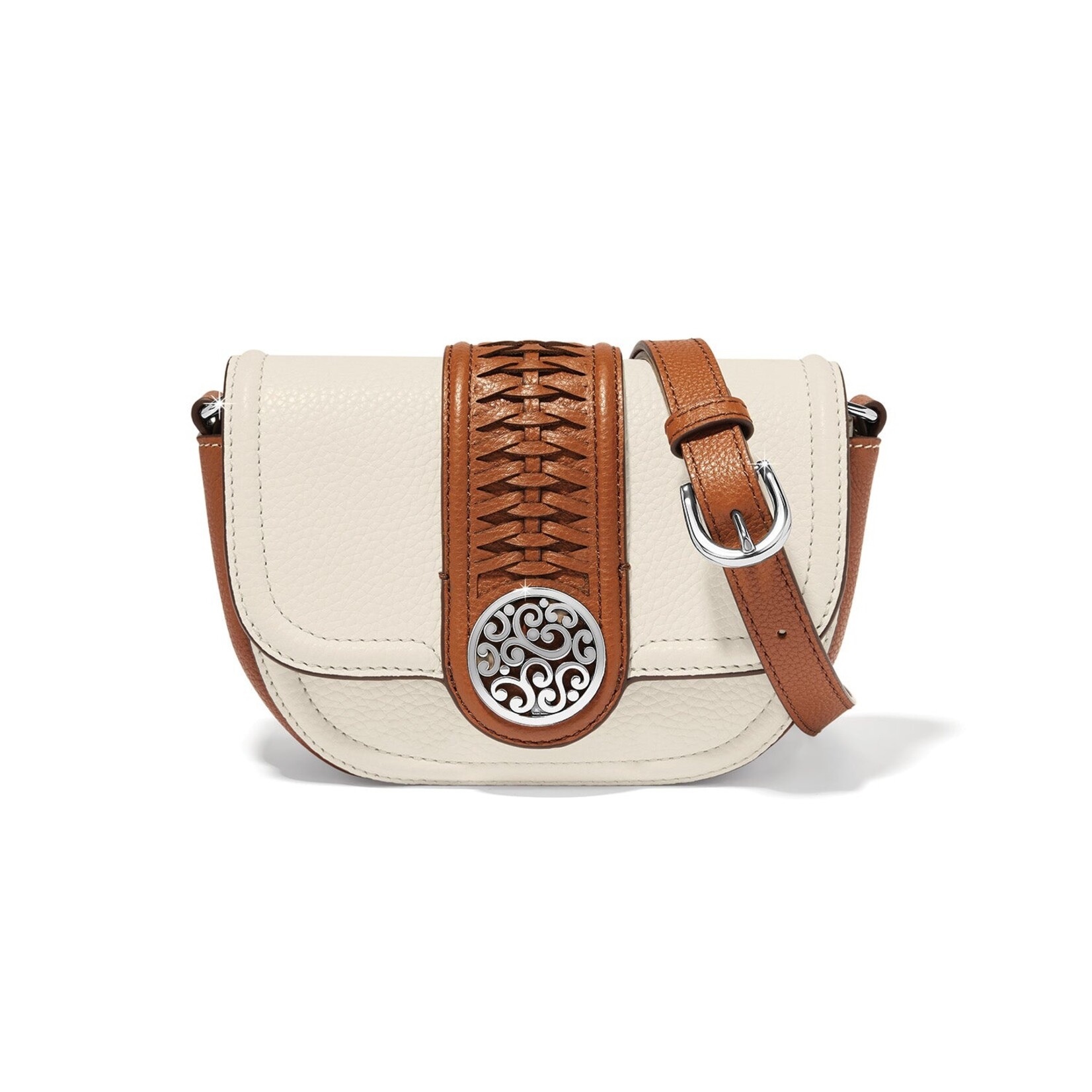Brighton H16392  Emmie Flap Bag - White (Contempo)