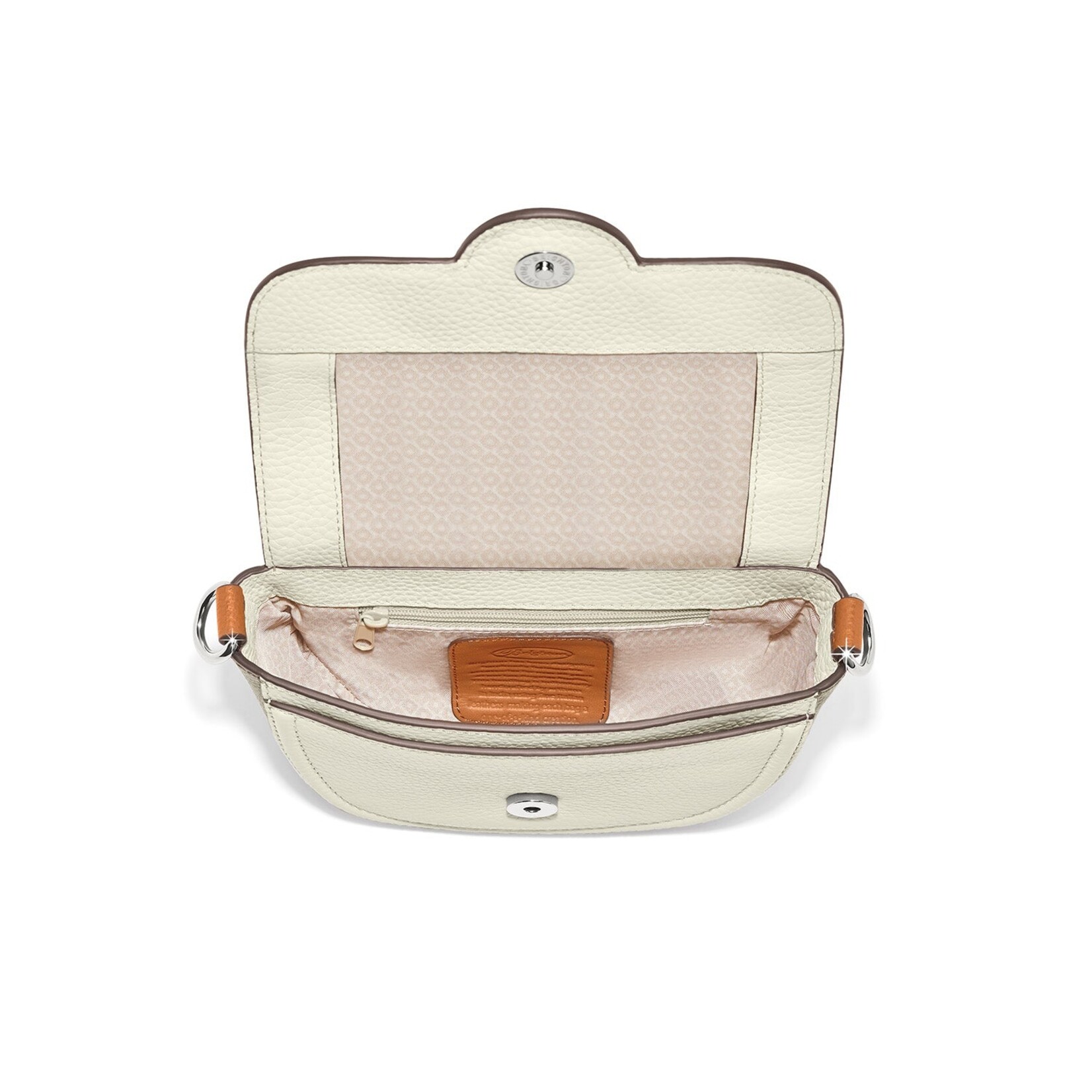 Brighton H16392  Emmie Flap Bag - White (Contempo)