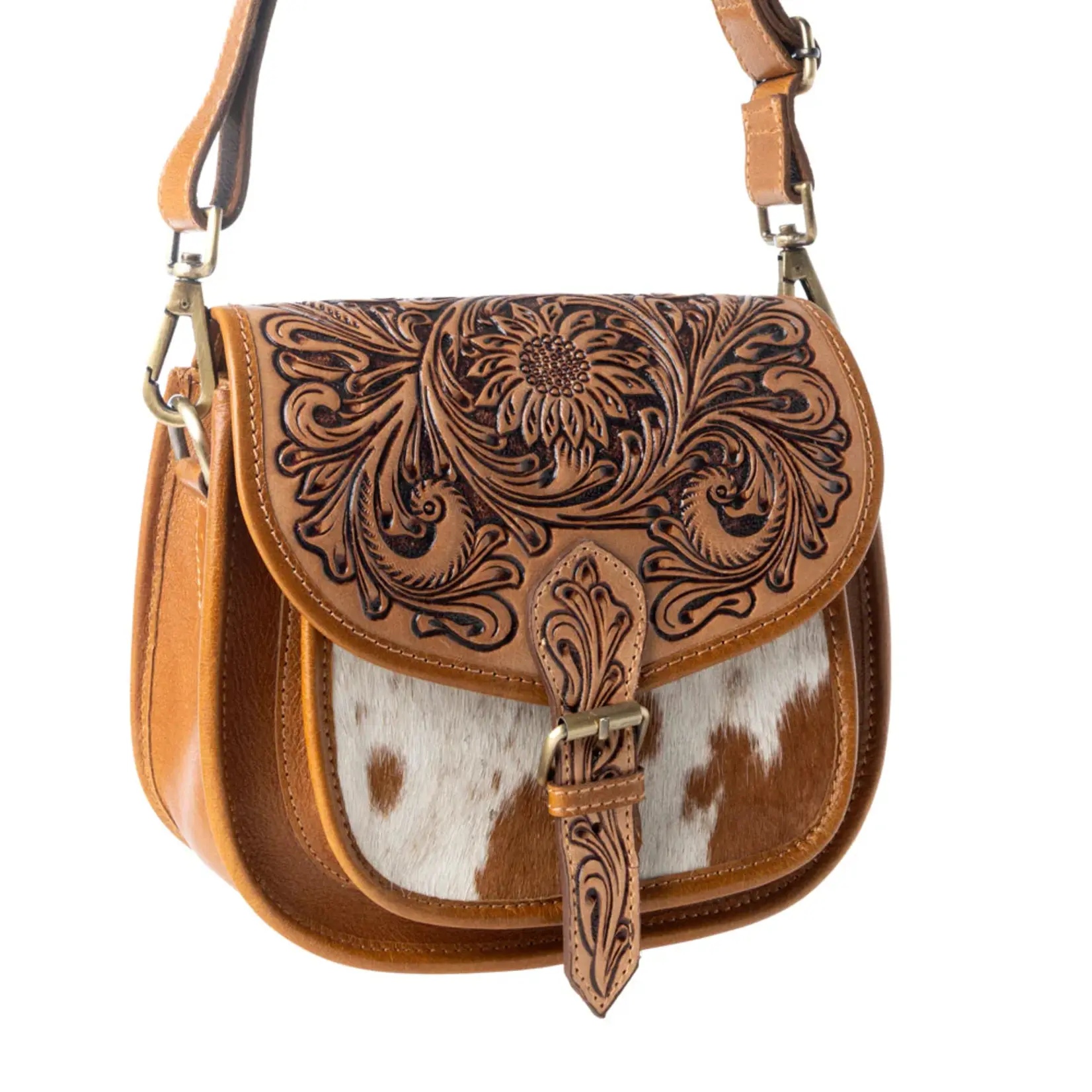 Myra Bags S-14347 Goldrush Saddle Bag - Saddle Tan - 2026