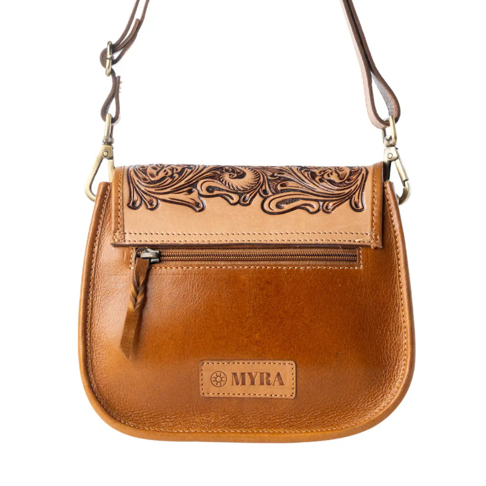 Myra Bags S-14347 Goldrush Saddle Bag - Saddle Tan - 2026