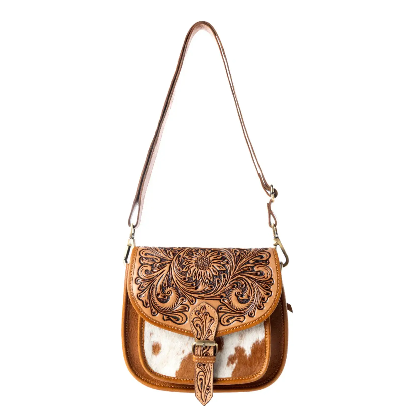 Myra Bags S-14347 Goldrush Saddle Bag - Saddle Tan - 2026