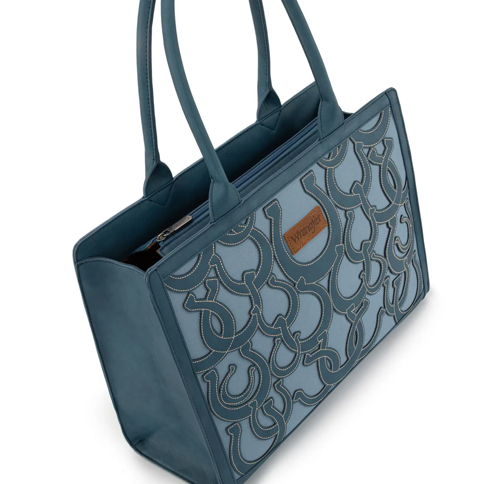 Wrangler WG292-8110JN - Jean - Wrangler Horseshoe Cutout Carry-All Large Tote