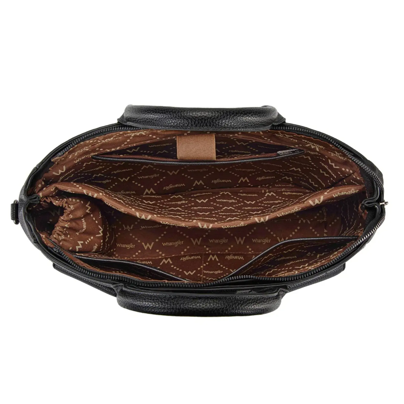 Wrangler WG484-8119BK - Black - Wrangler Whipstitch Work Tote / Crossbody