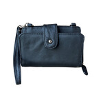R Leathers 3141 BK - Phone Pouch w/ CC Slots - Black