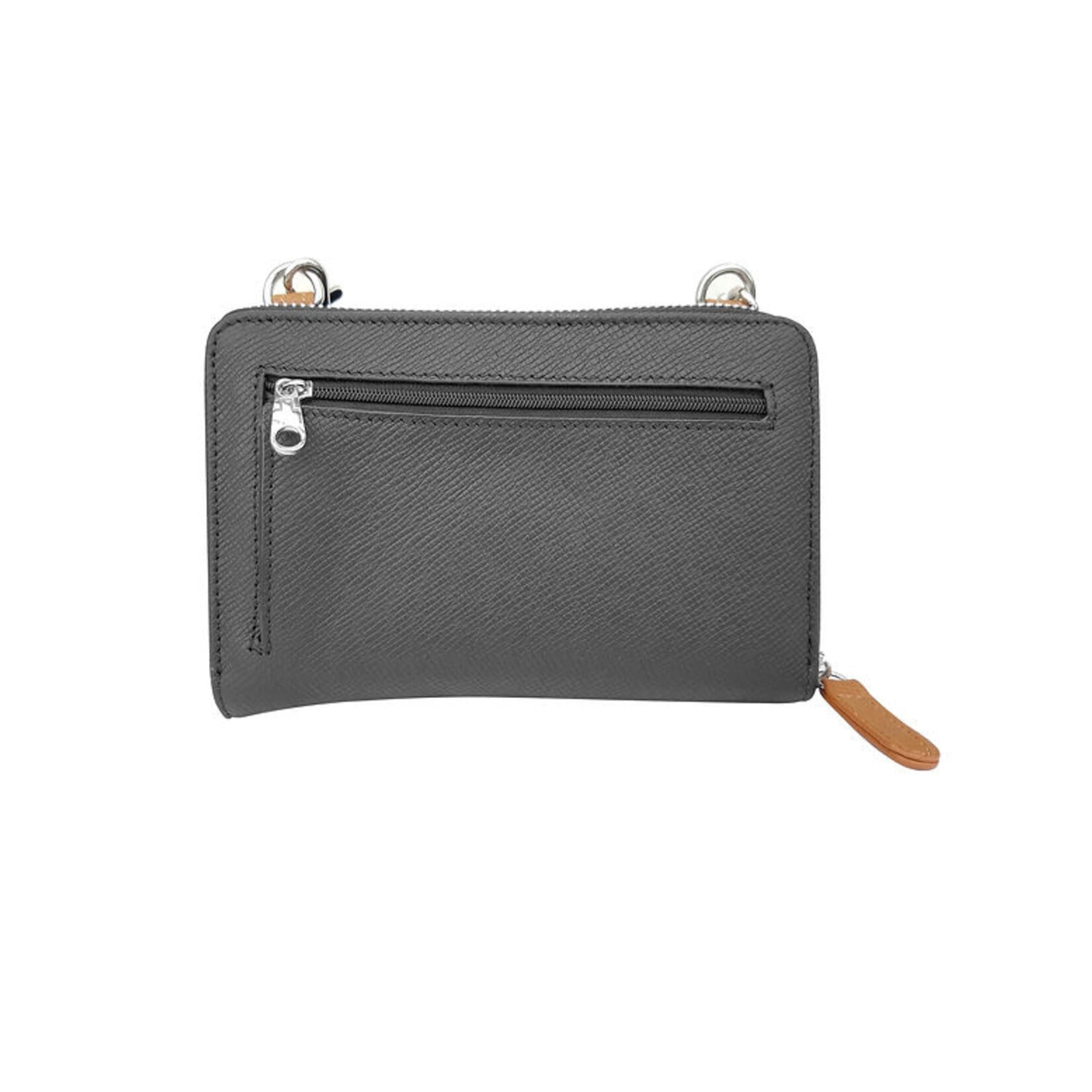 R Leathers 3141 BK - Phone Pouch w/ CC Slots - Black