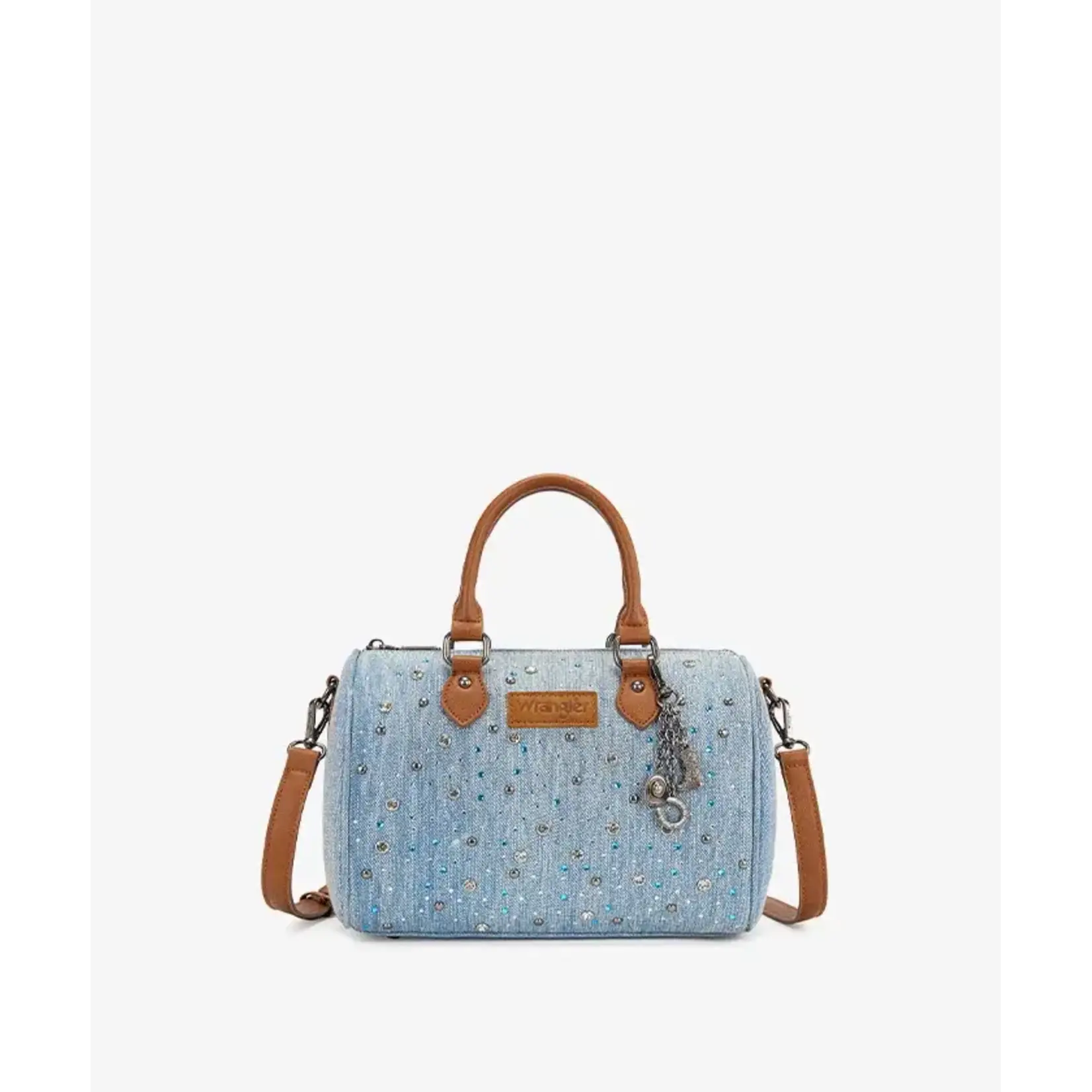 Wrangler WG458-51102JN - Jean - Wrangler Rhinestone Denim Boston Bag / Crossbody