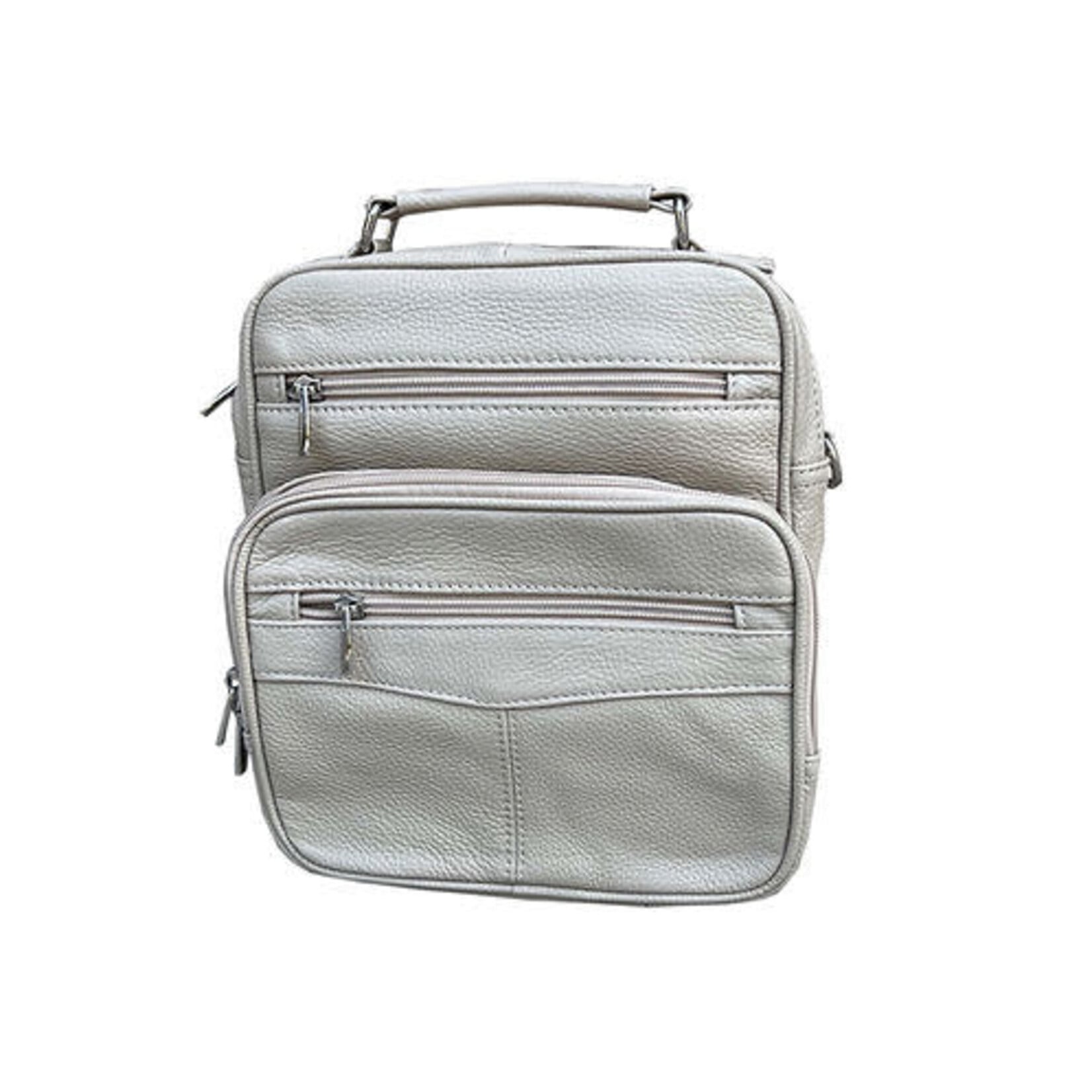 R Leathers 3751 CM - Cream - Cowhide Leather Crossbody