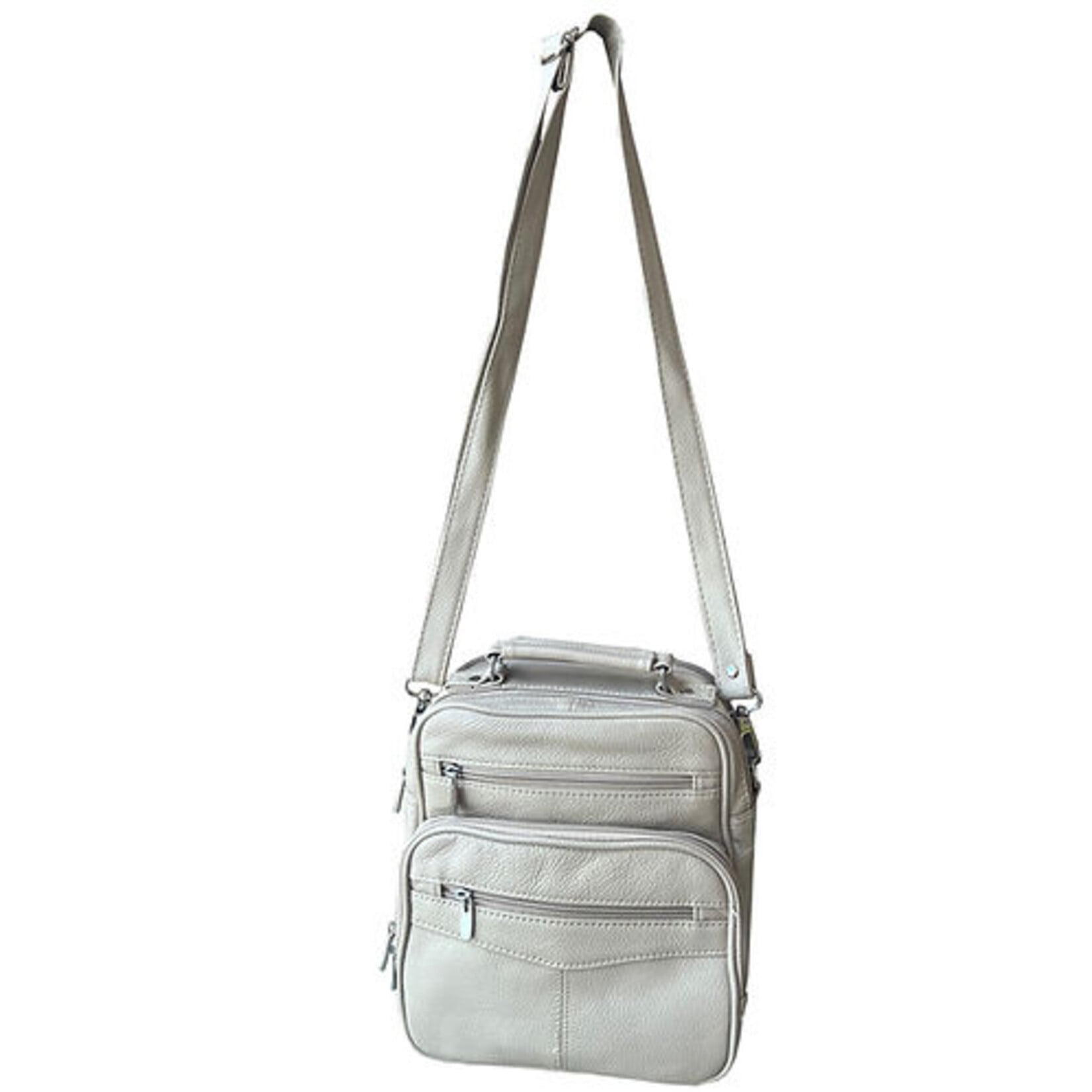 R Leathers 3751 NY - Navy - Cowhide Leather Crossbody