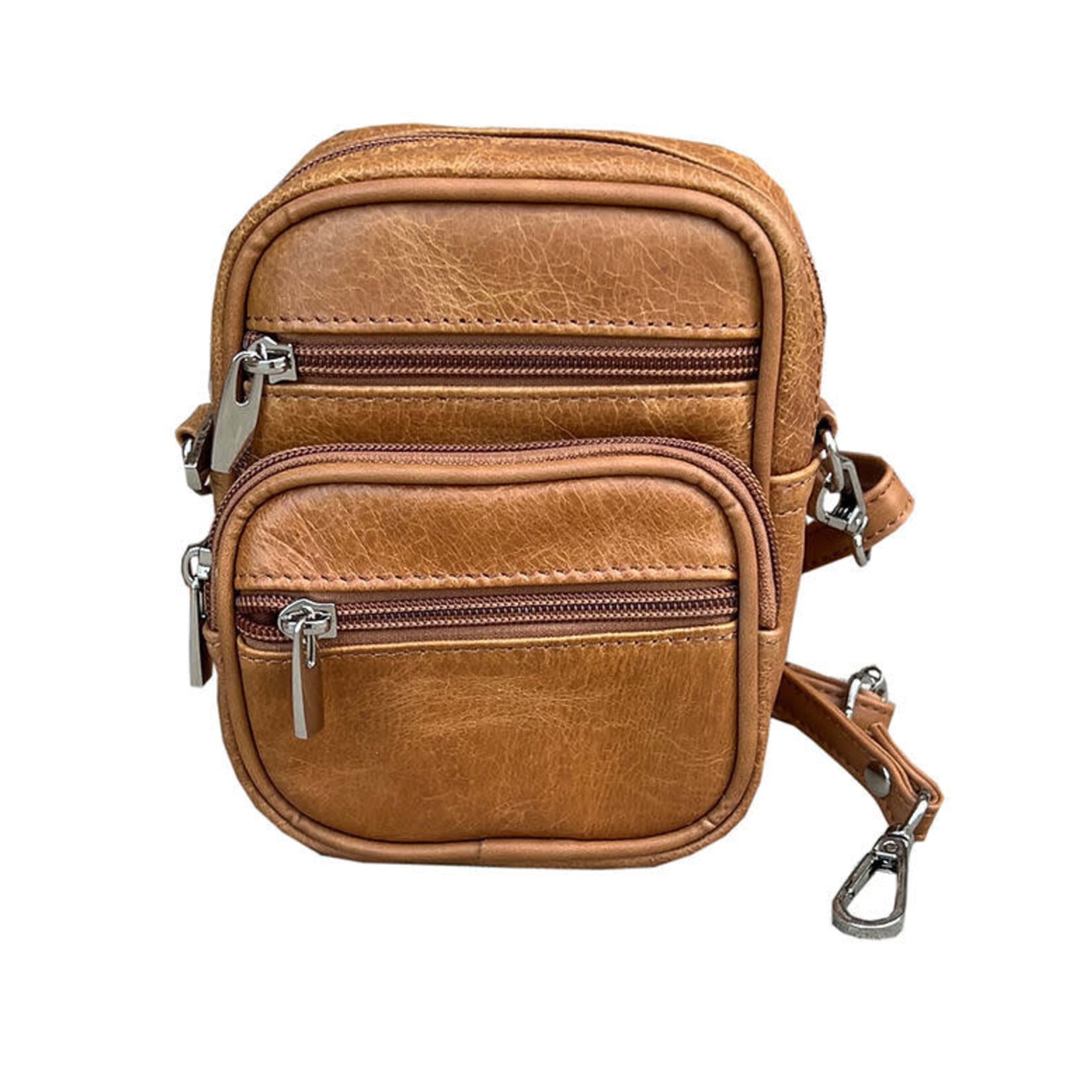 R Leathers 8701A LBN - Utility Bag - Light Brown