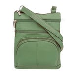 R Leathers RM004L GN - Green - Cowhide Leather Crossbody