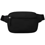 Leather Handbags and Accessories 6243 Black - Zip Belt Bag