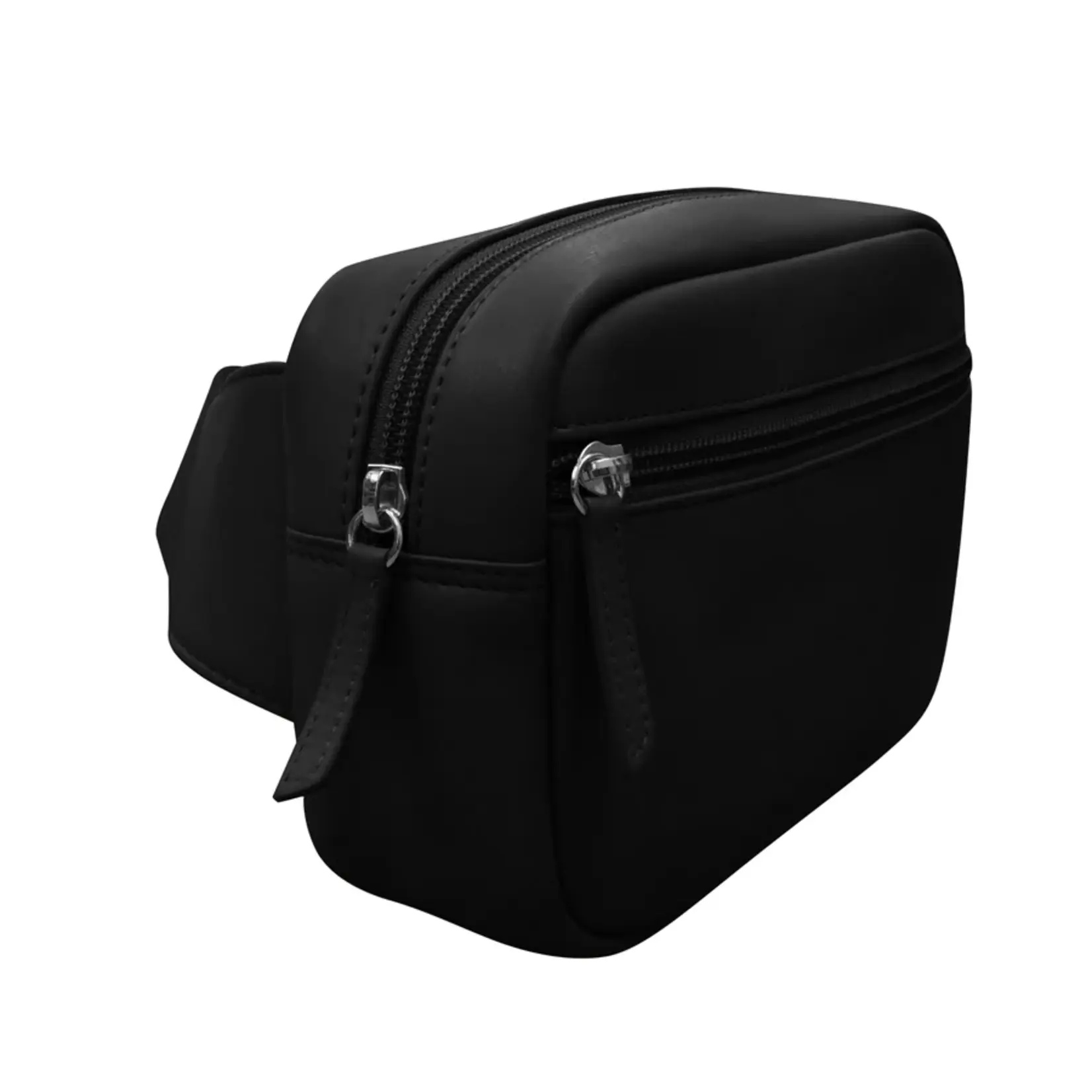 Leather Handbags and Accessories 6243 Black - Zip Belt Bag