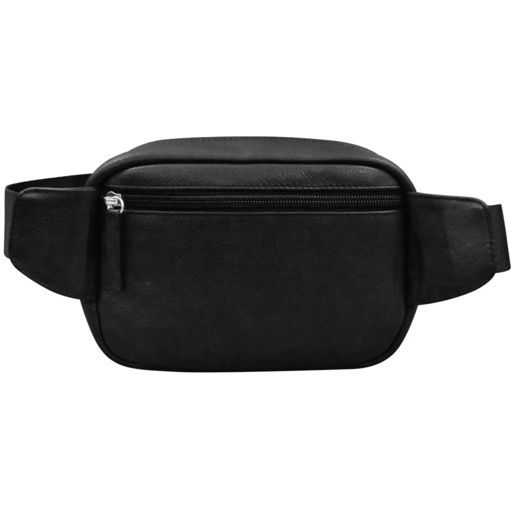 Leather Handbags and Accessories 6243 Black - Zip Belt Bag
