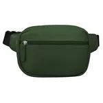 Leather Handbags and Accessories 6243 Hunter Green - Zip Belt Bag