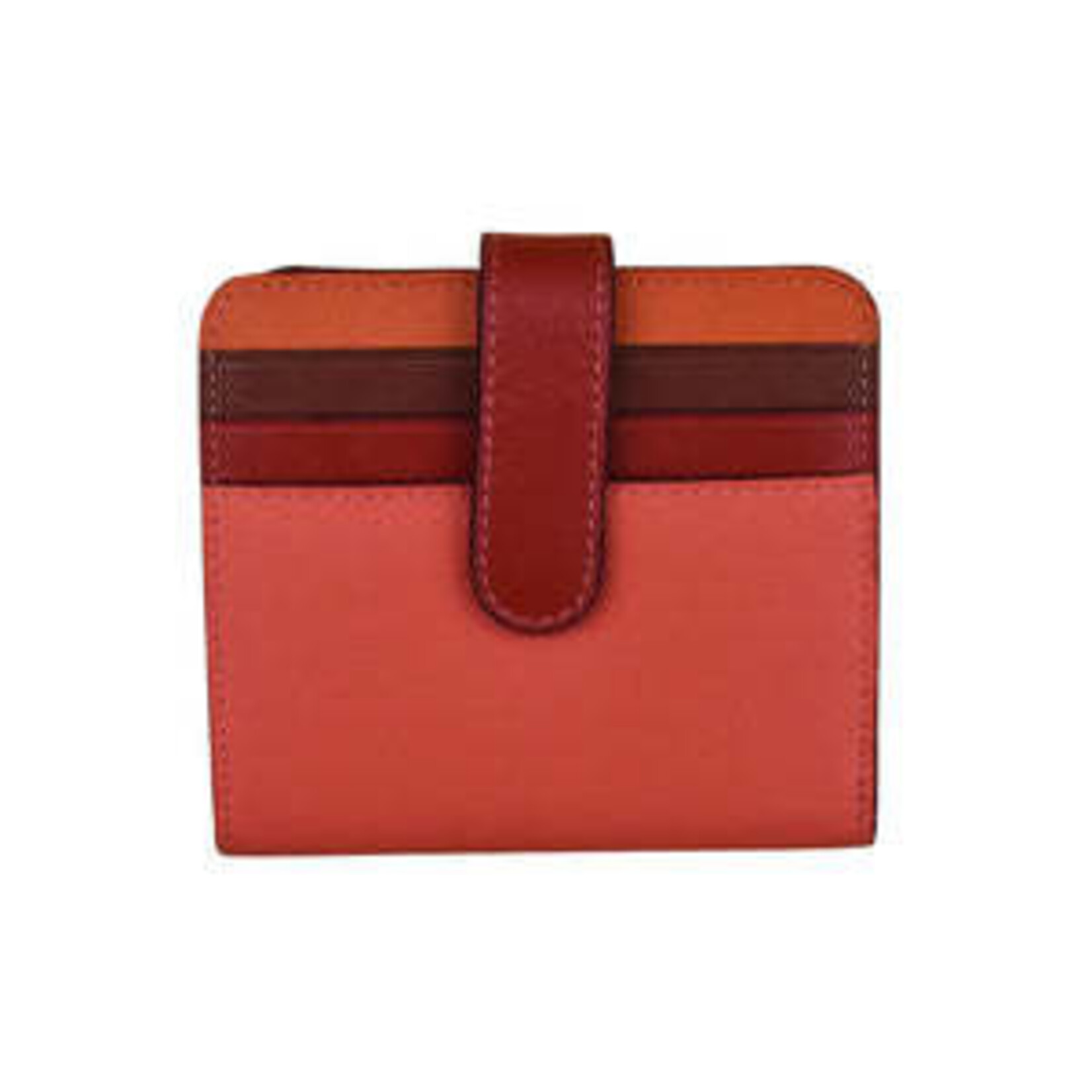 Leather Handbags and Accessories 7301 Autumnal Multi - RFID Small Wallet
