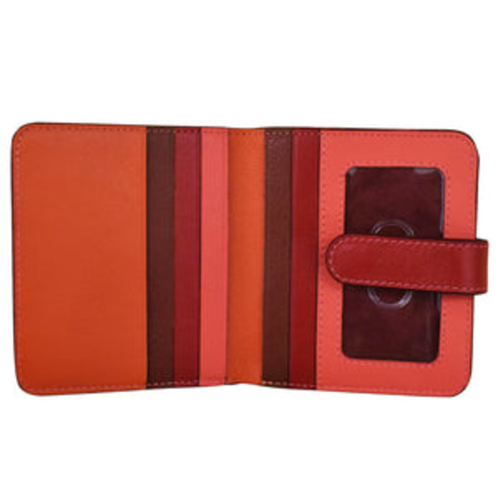 Leather Handbags and Accessories 7301 Autumnal Multi - RFID Small Wallet