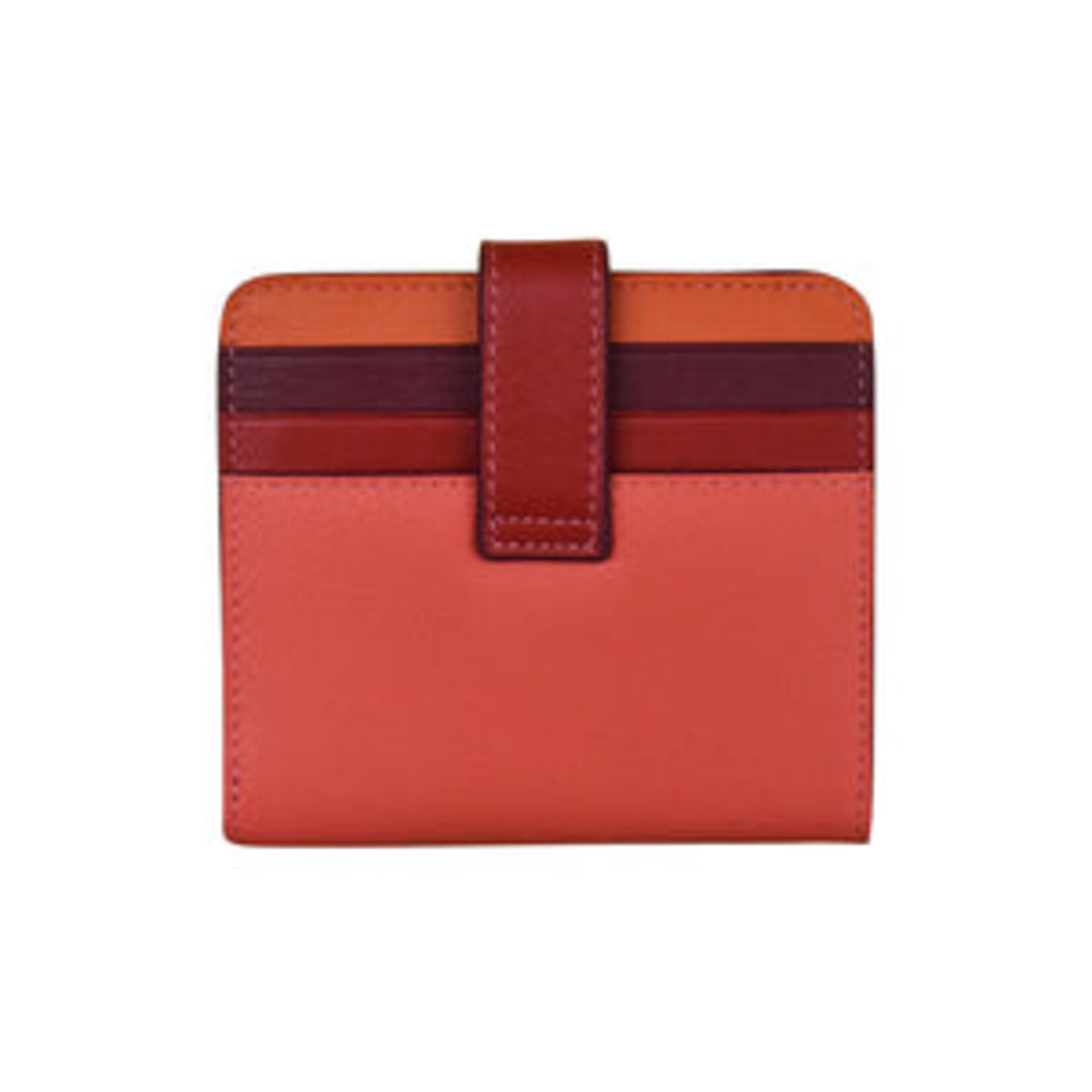Leather Handbags and Accessories 7301 Autumnal Multi - RFID Small Wallet