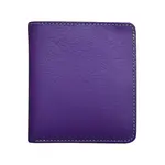 Leather Handbags and Accessories 7831 Purple/Pear - RFID Mini Wallet Two Toned