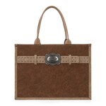 Wrangler WG250G-8119BR - Brown - Wrangler Buckle CC Large Tote