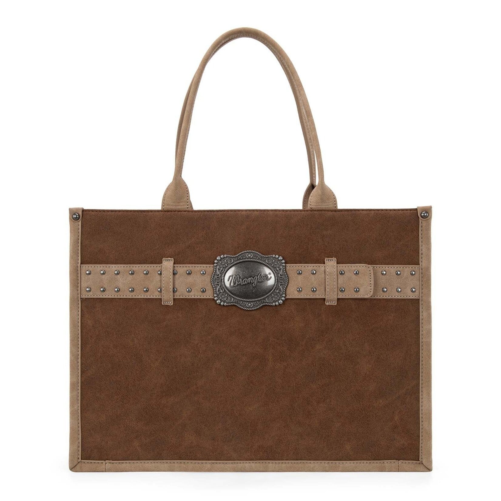 Wrangler WG250G-8119BR - Brown - Wrangler Buckle CC Large Tote
