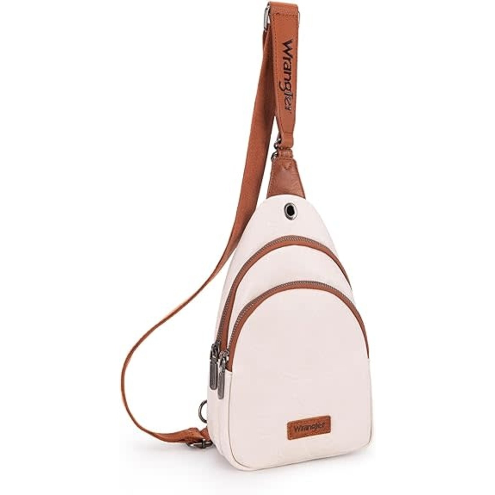 Wrangler WG87-227BG-BR - Beige/Brown - Wrangler Sling Bag/Crossbody