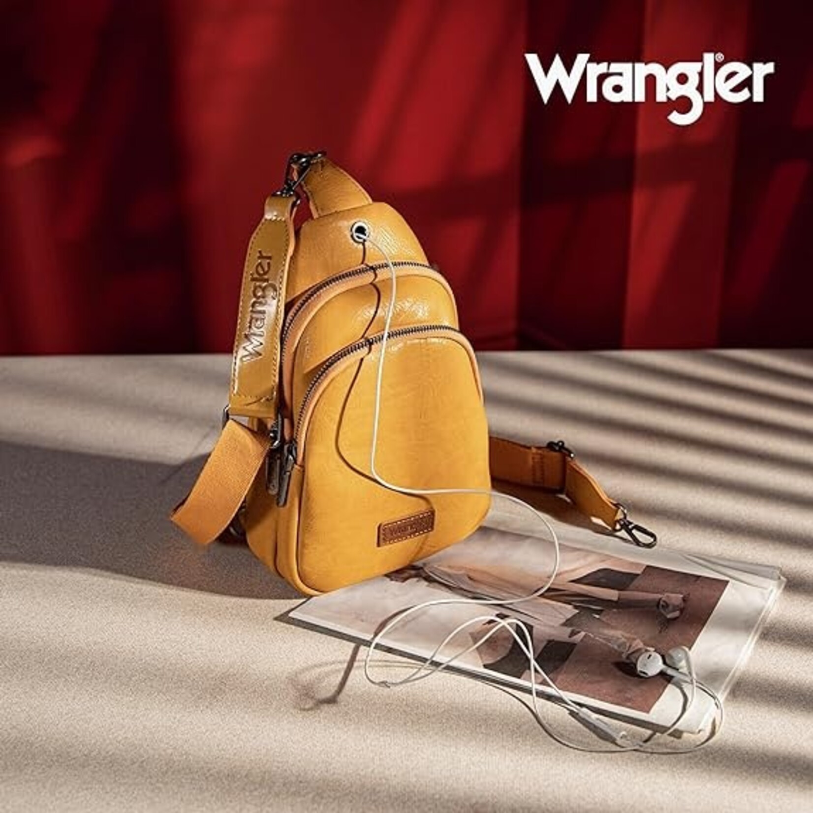 Wrangler WG87-227YL - Yellow - Wrangler Sling Bag/Crossbody