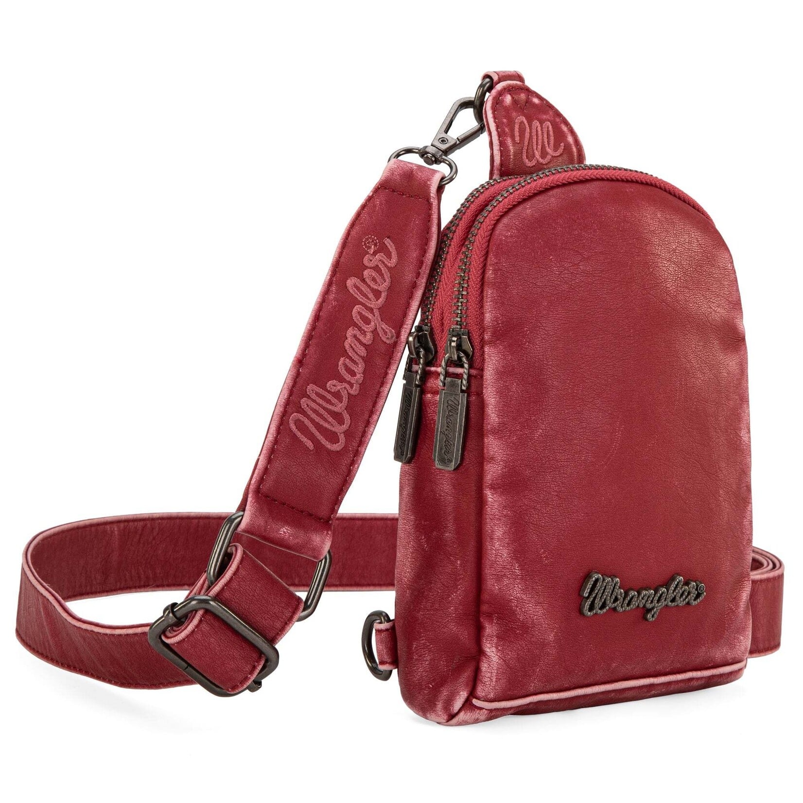Wrangler WG87-824 - Pink - Wrangler Sling Bag/Crossbody