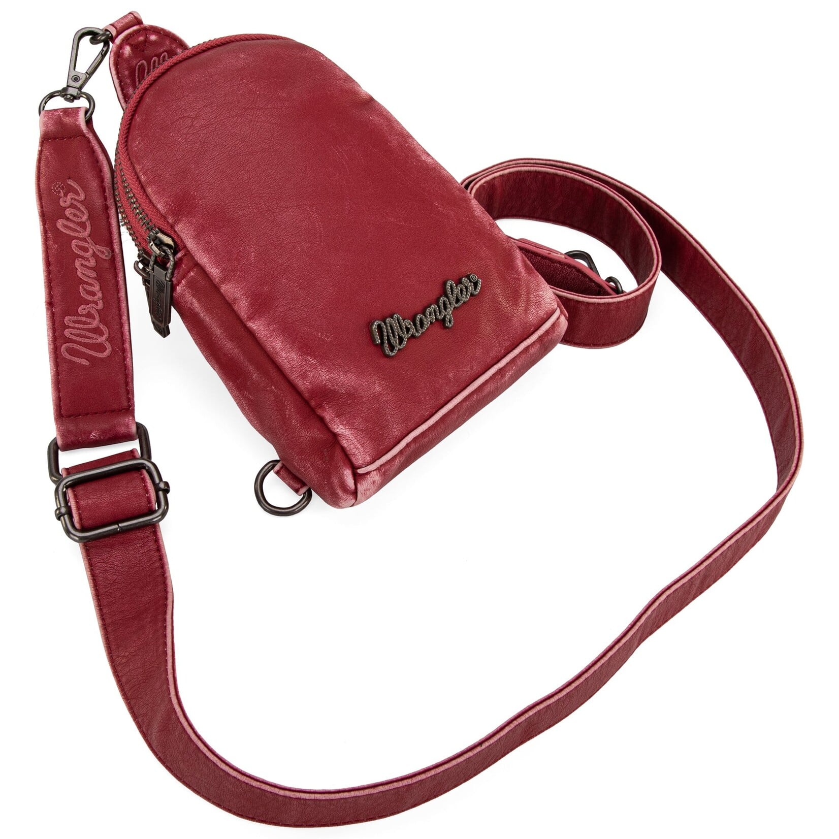 Wrangler WG87-824 - Pink - Wrangler Sling Bag/Crossbody