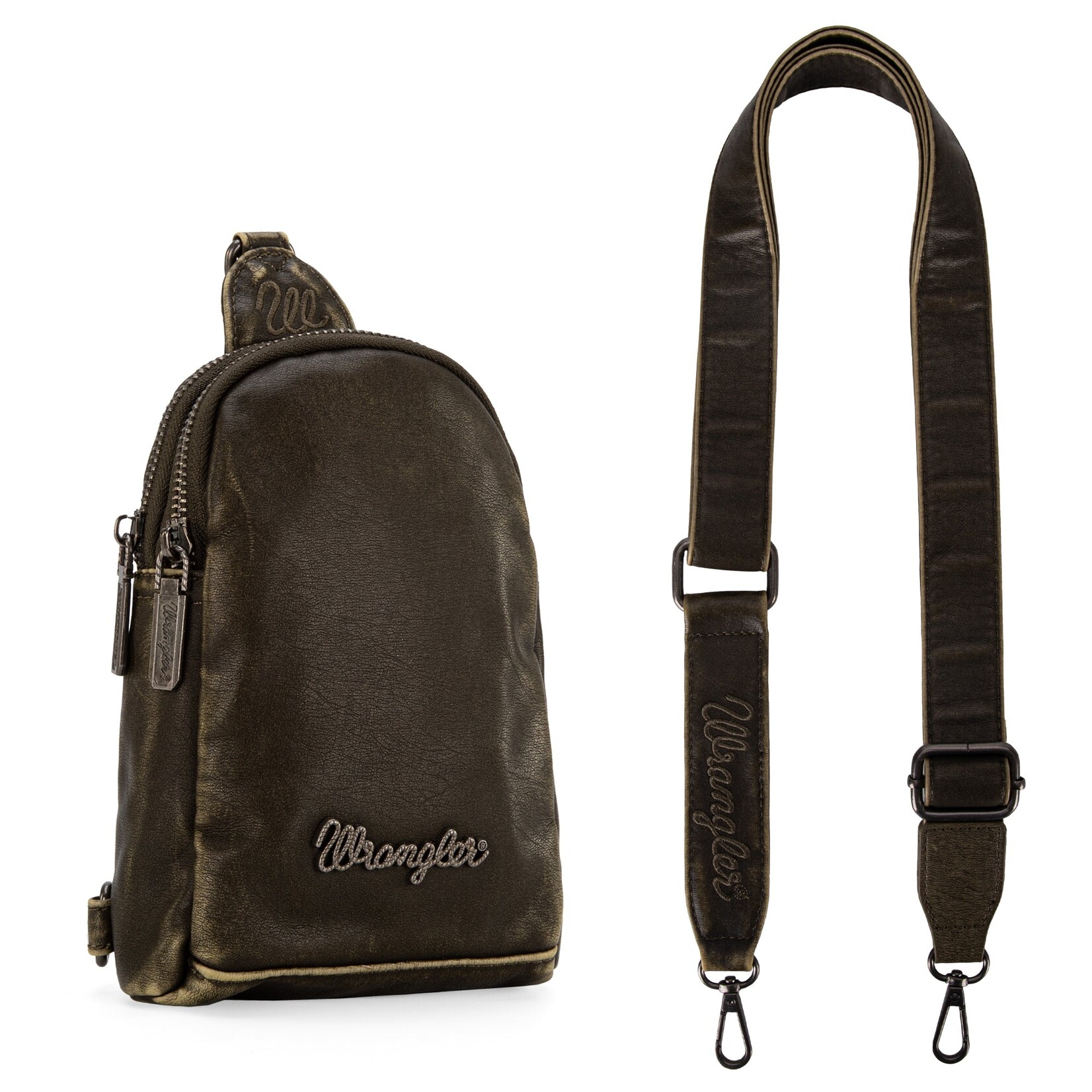 Wrangler WG87-824 - Green - Wrangler Sling Bag/Crossbody