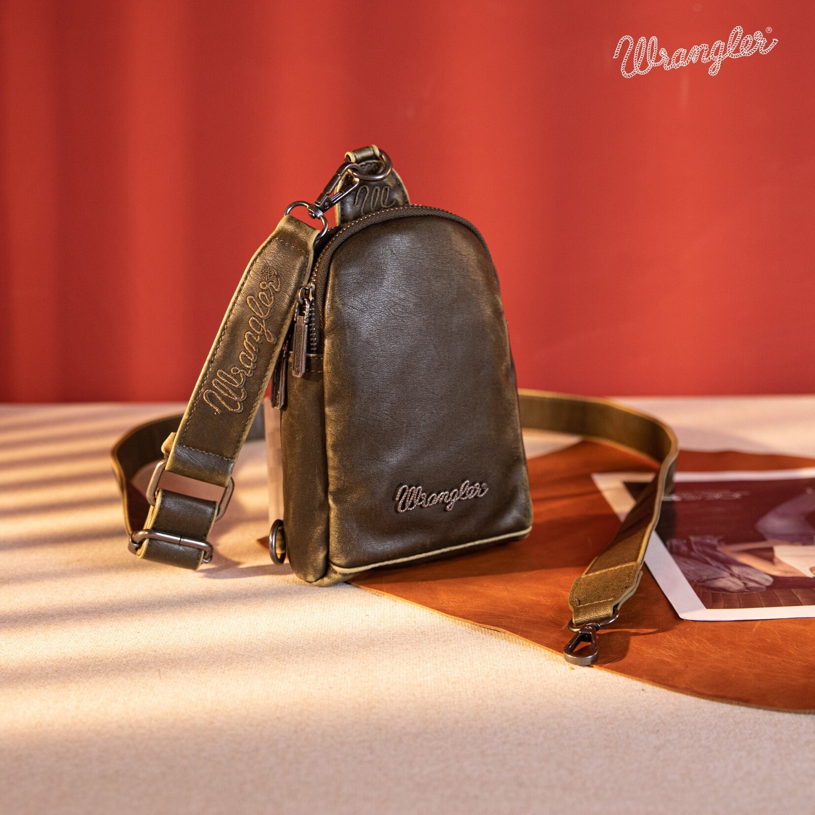 Wrangler WG87-824 - Green - Wrangler Sling Bag/Crossbody
