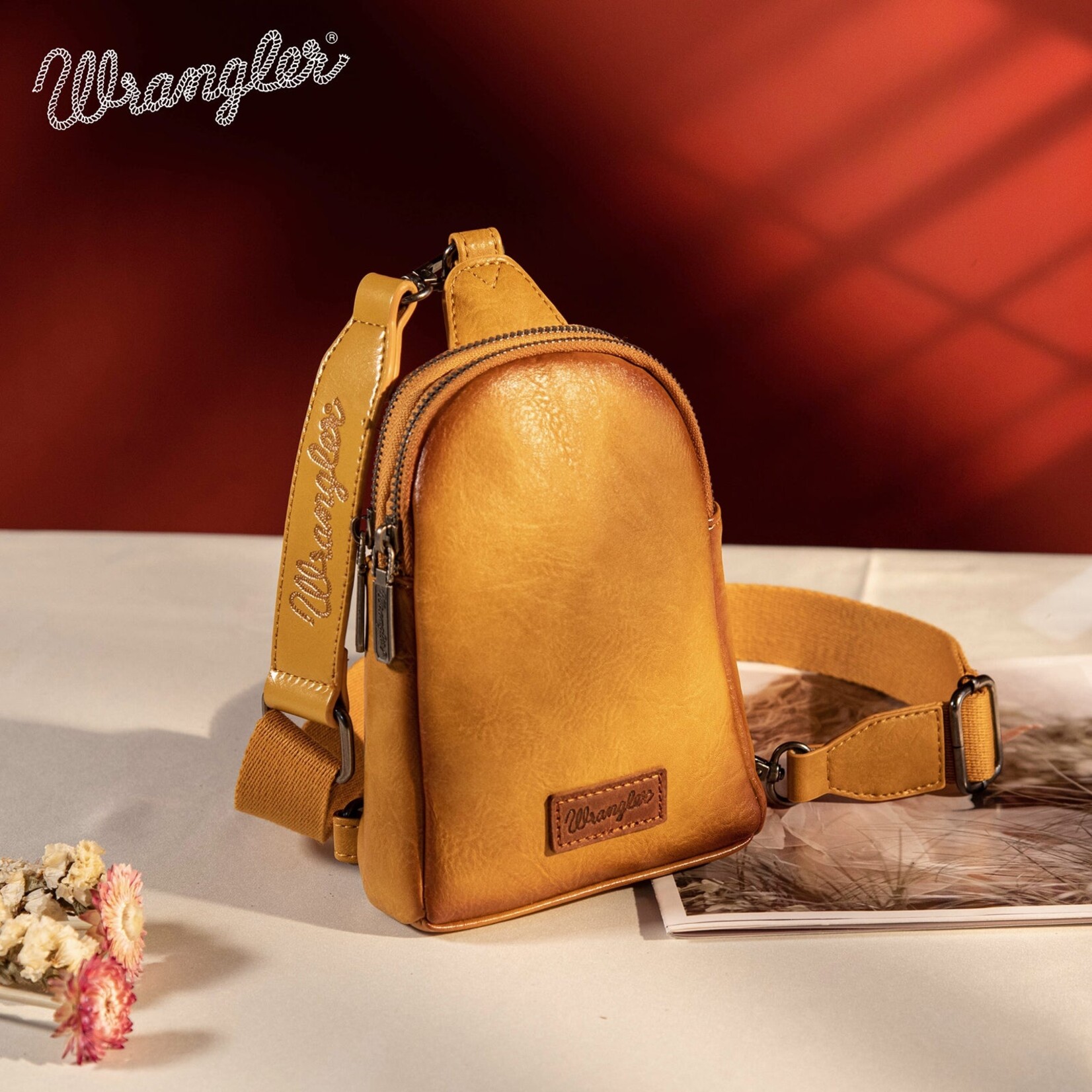 Wrangler WG87-210A - Mustard - Wrangler Sling Bag/Crossbody