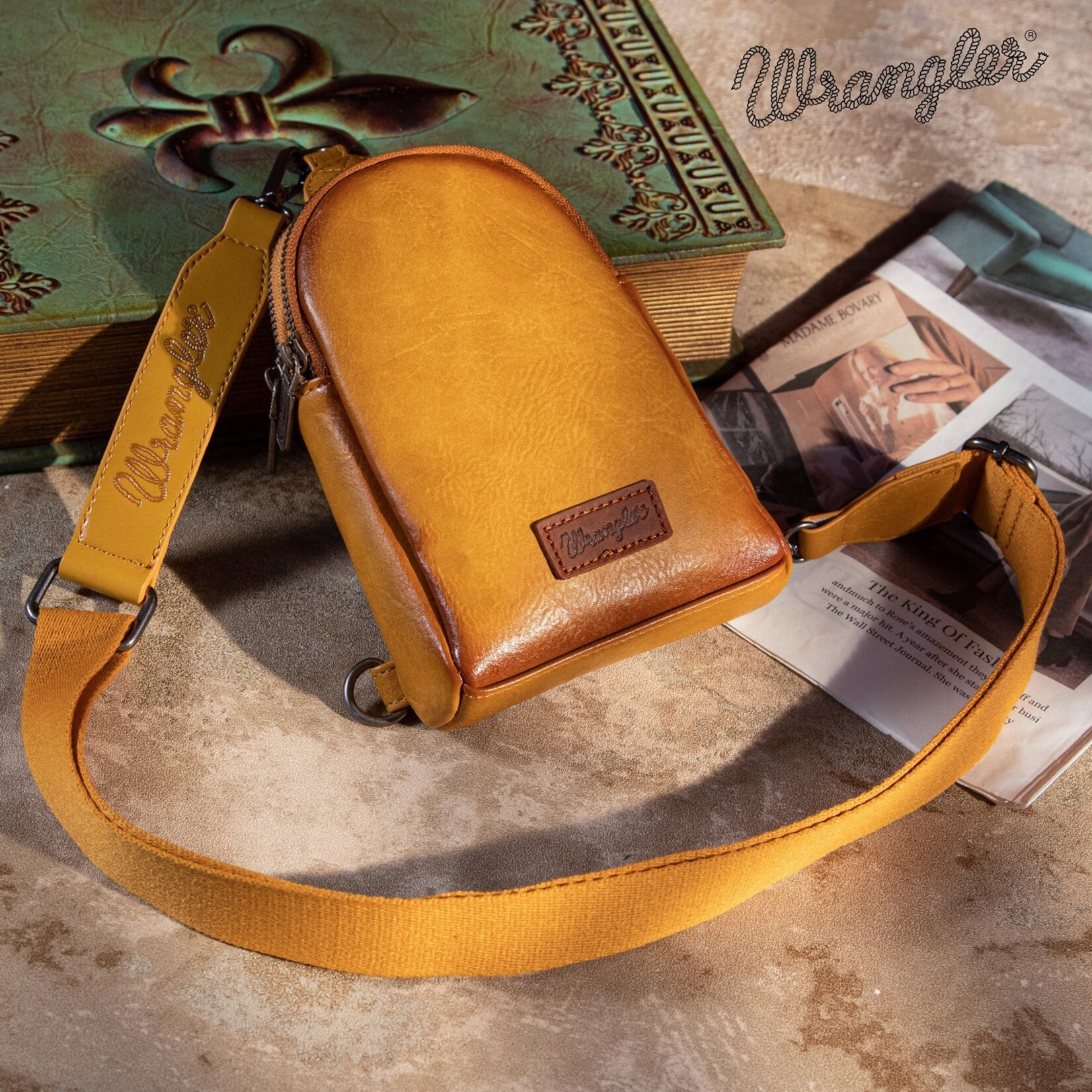 Wrangler WG87-210A - Mustard - Wrangler Sling Bag/Crossbody